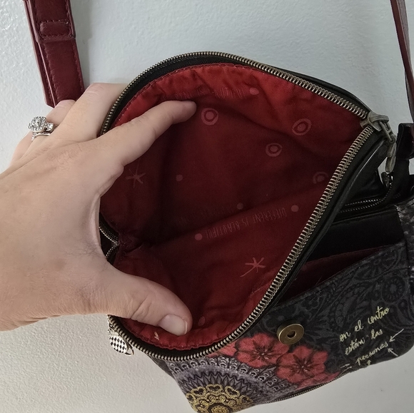 Desigual Breda Garden Flower Different is Beautiful Bag Purse Cross Shoulder - Picture 7 of 16